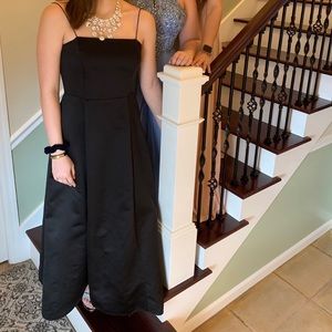 Black elegant prom dress